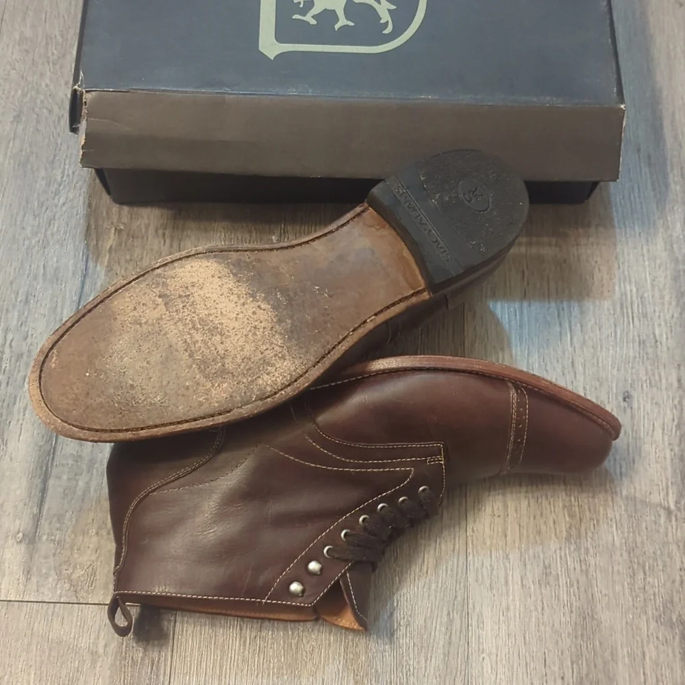 Stacy Adams Madison Cognac Boots - Picture 8 of 9